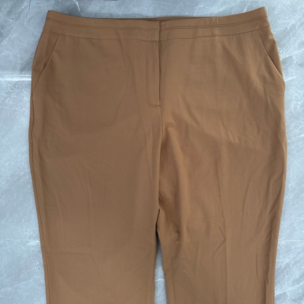 NWOT Women’s DKNY Seamed Waistband Wide Leg Pants Office Work Plus Size 18W - Picture 2 of 16